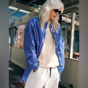 ROUCHA Tasso Stripe Shirt - Size C/ Large